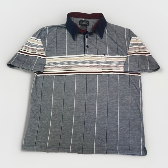 Arnold Palmer Knit Retro Style Golf Polo Men's sz L - Picture 1 of 7
